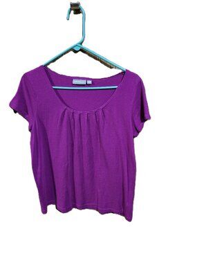 Croft & Barrow Purple Tunic Top